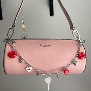Silver Chain Valentine’s Day Bag Charm